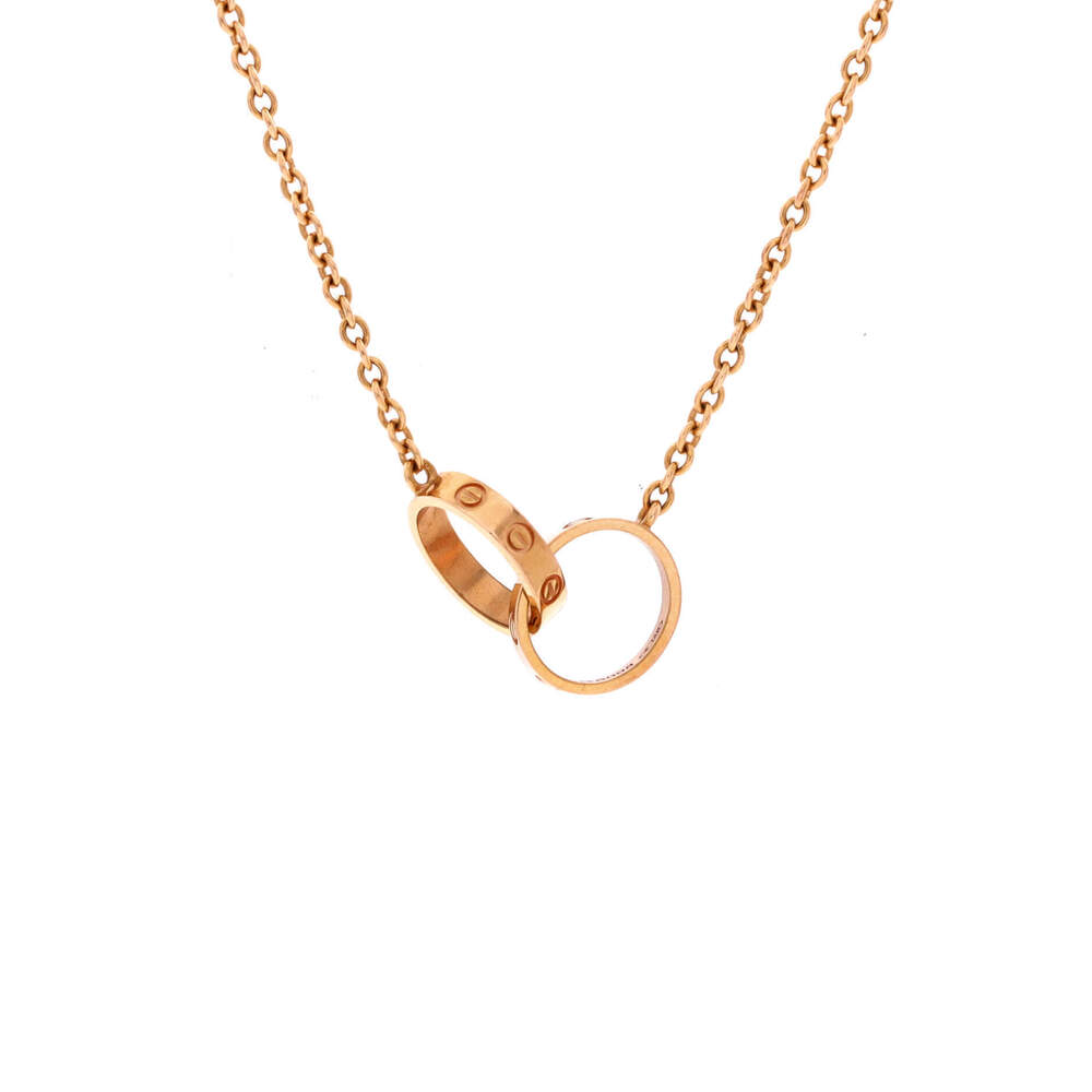 Cartier Love Interlocking Necklace